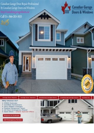 Garage Door Installation Opener Maintenance And Repair Services