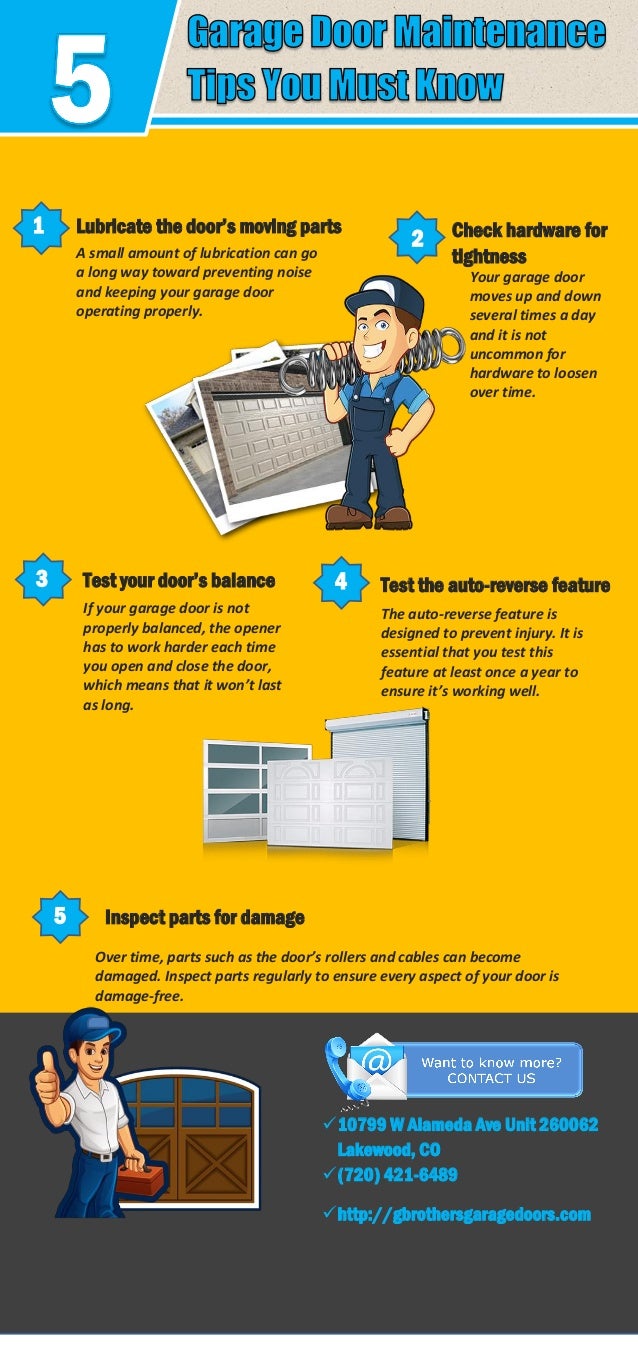 5 Garage Door Maintenance Tips You Must Know