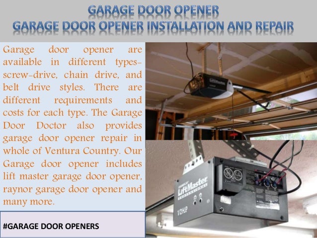 Affordable Garage Door Openers Repair Service In Camarillo