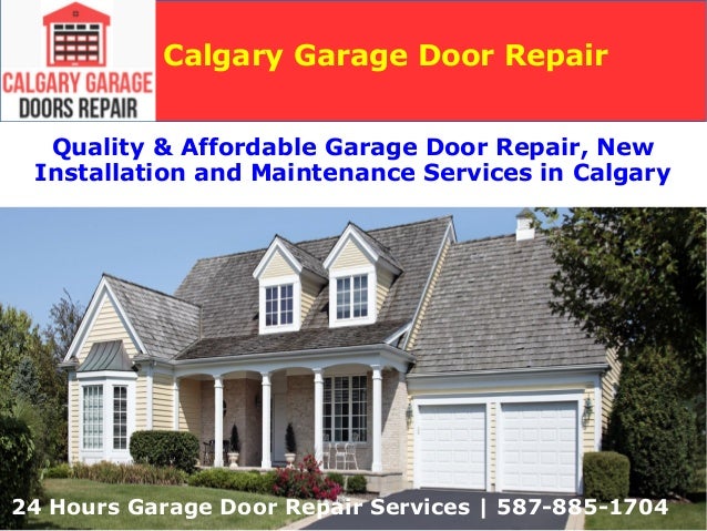 Garage Door Repair And New Installation Services Calgary