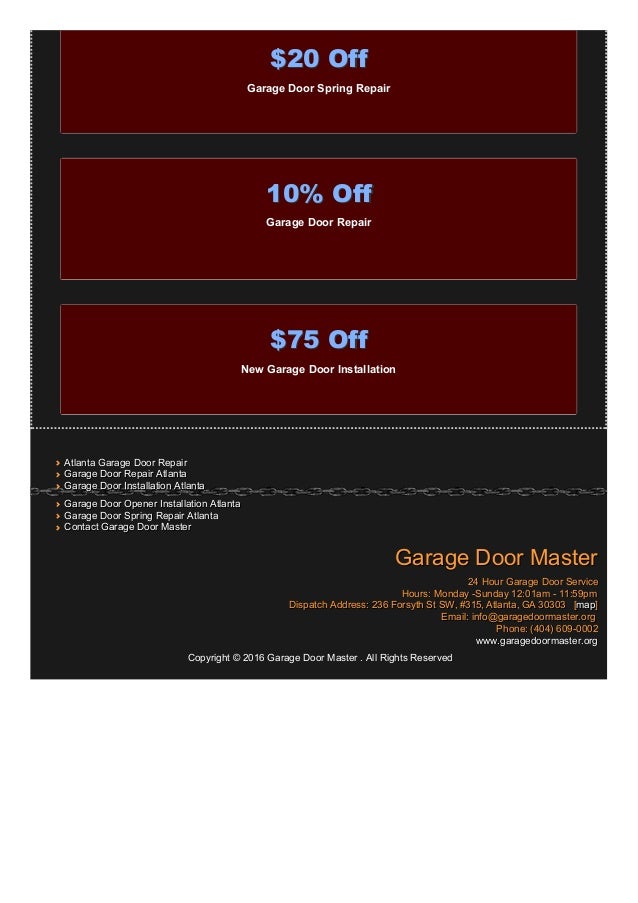 Garage Door Repair Atlanta