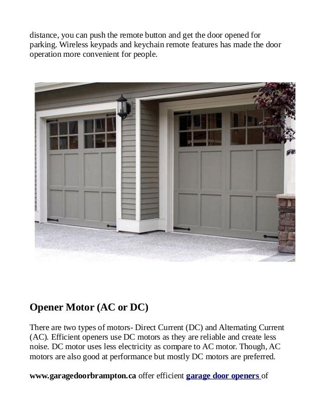 Garage Door Repair Brampton
