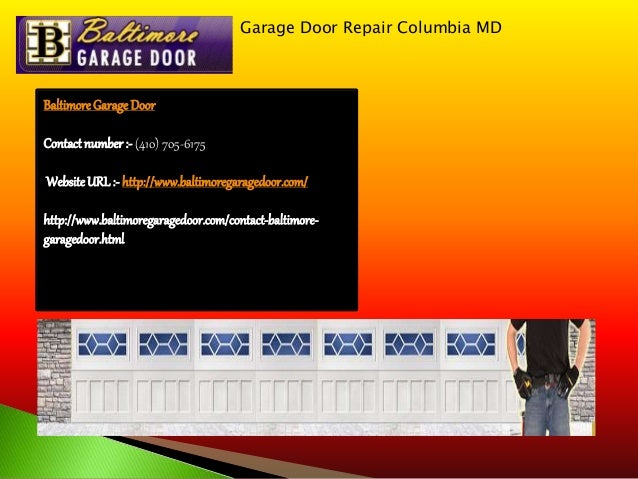 Garage Door Repair Columbia Md