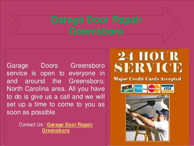 Garage Door Repair Greensboro : Repair