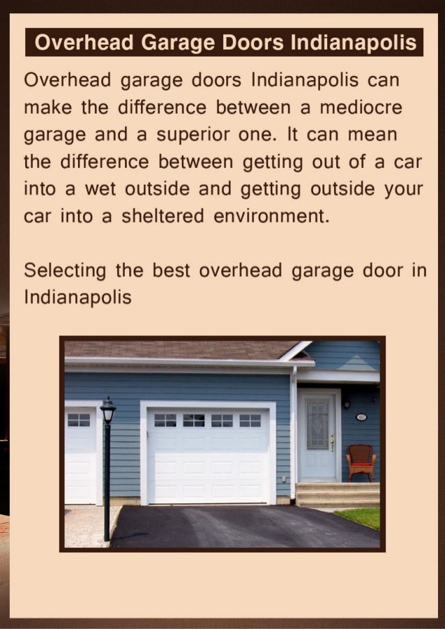 Indianapolis In Garage Door Repair