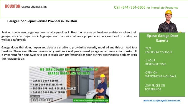 Garage Door Repair Service Provider In Houston