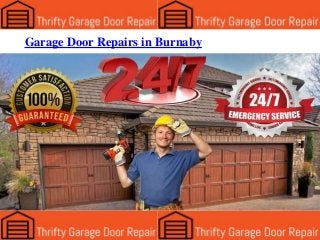 Garage Door Repairs in Burnaby
 