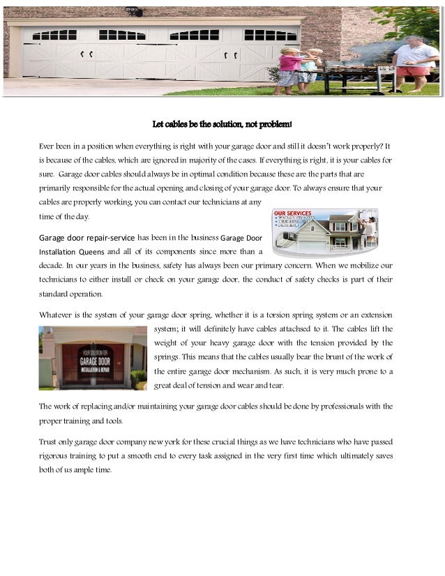 Garage Door Repair Westchester New York
