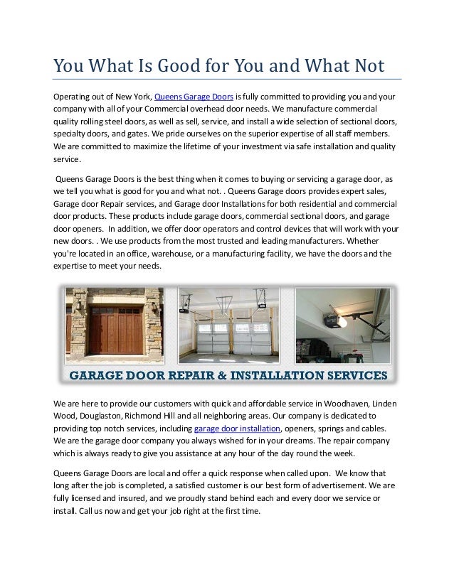 Garage Door Services In Queens