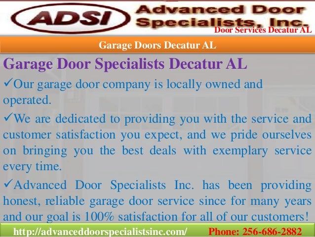 Garage Door Specialists Decatur Al Ppt