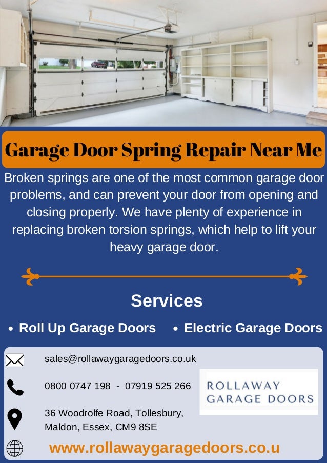 Garage Door Spring Repair Near Me