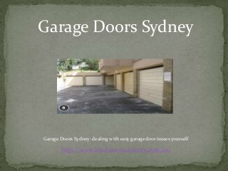 Garage Doors Sydney




Garage Doors Sydney: dealing with easy garage door issues yourself

        http://www.bradnewmandoors.com.au/
 