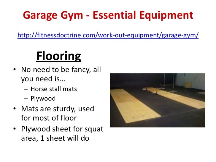 Garage Gym Set Up Essential Gym Equipment