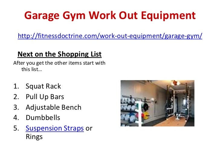 Garage Gym Set Up Essential Gym Equipment