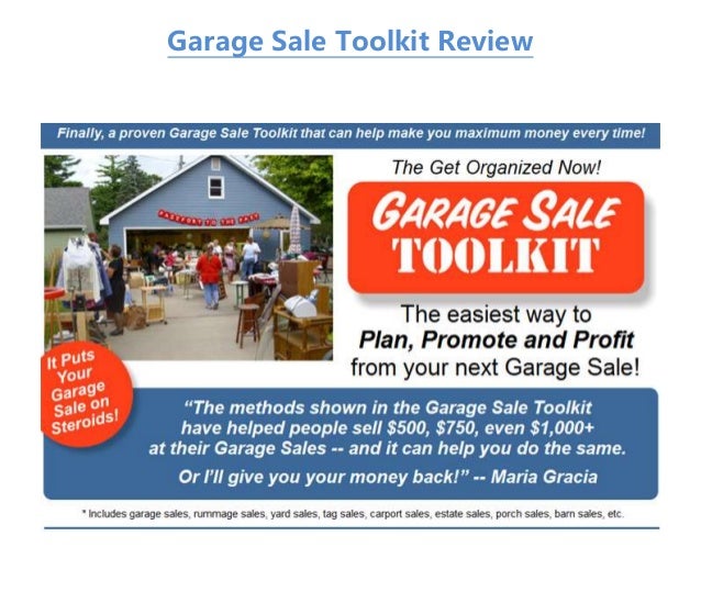 Garage Sale Toolkit Review
