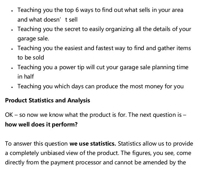 Garage Sale Toolkit Review