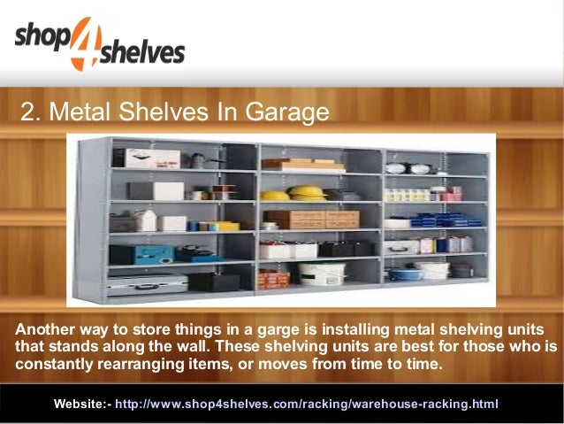 Garage shelving ideas