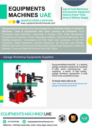 Garage Workshop Equipments Suppliers.pdf