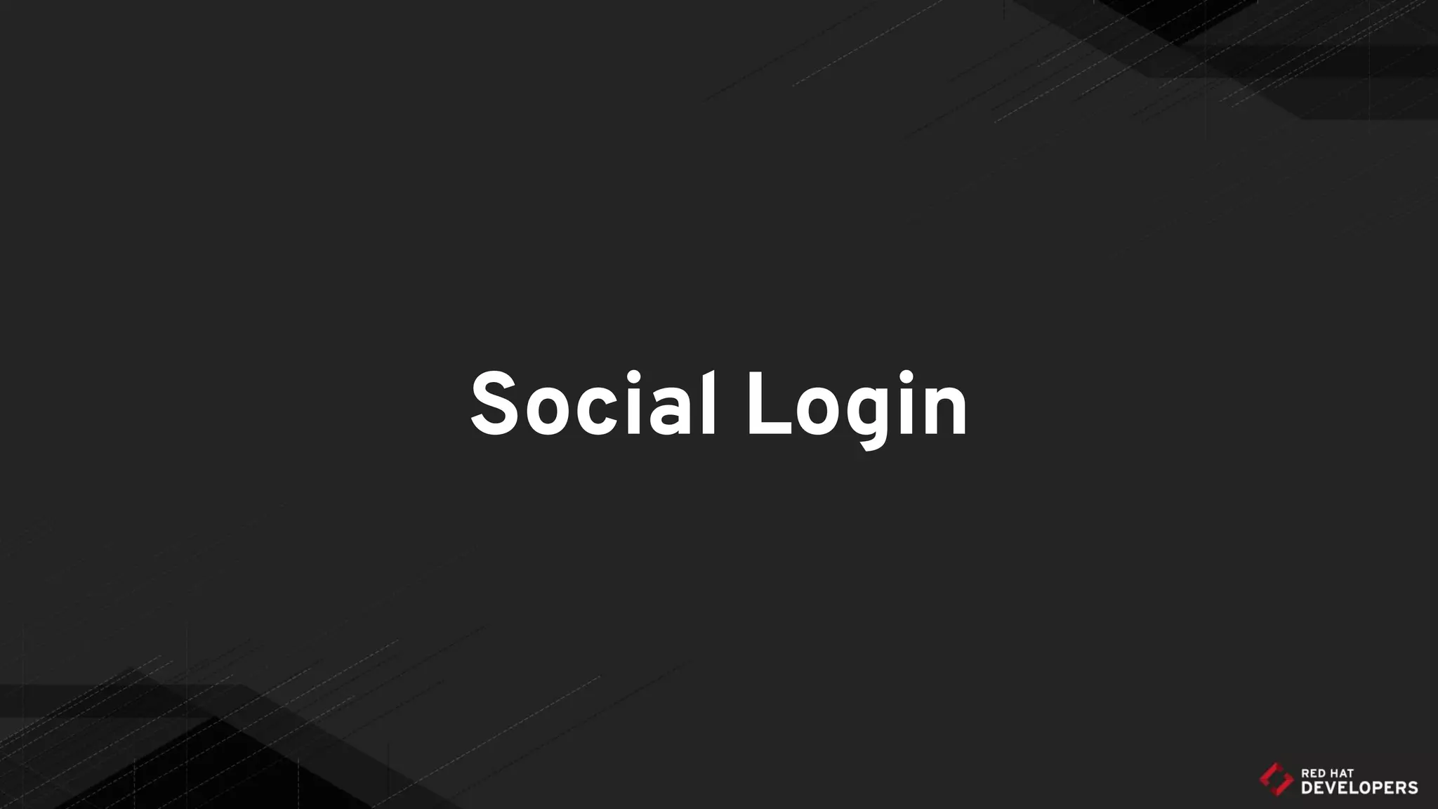 Social Login
 
