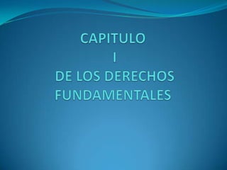 GarantíAs Y Derechos Constitucionales