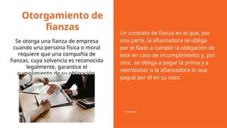 Garantías y Fianzas que hay para la elaboracion de una obra | PPTX