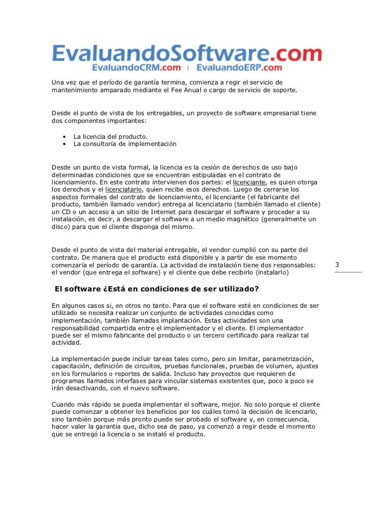 Garantia del software aplicativo