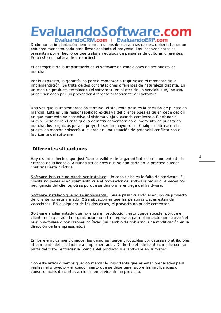 Garantia del software aplicativo