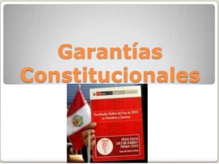 Garantias constitucionales (1)