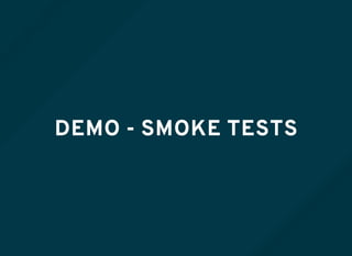 DEMO - SMOKE TESTS
 