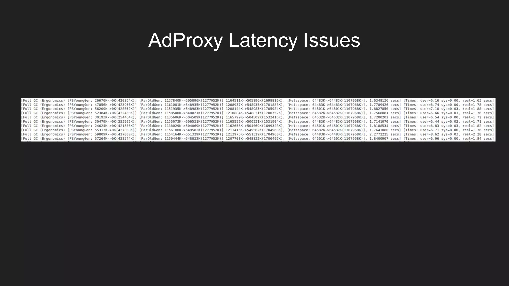 AdProxy Latency Issues
 