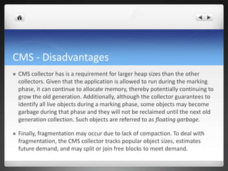 Memory Management in the Java Virtual Machine(Garbage collection) | PPTX
