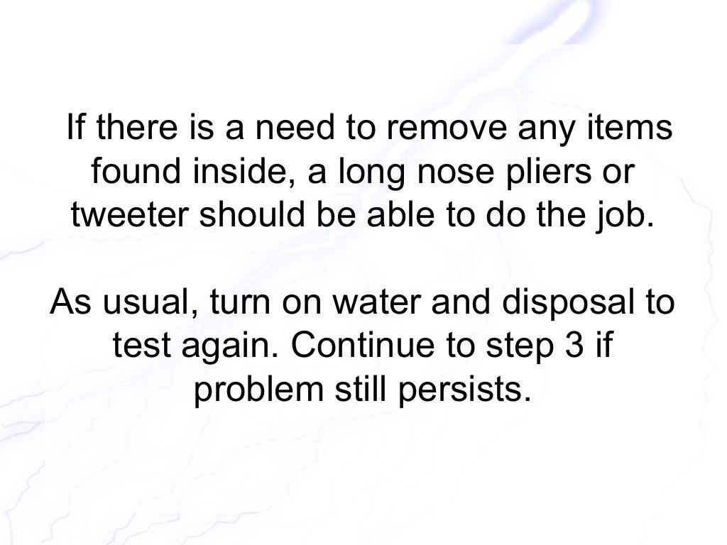 Garbage Disposal Clogged How To Unclog And A Permanent Solution