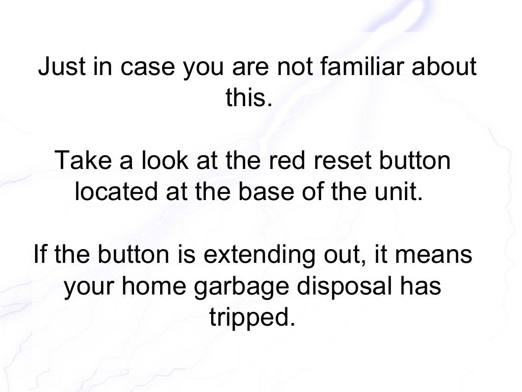 Garbage Disposal Clogged How To Unclog And A Permanent Solution