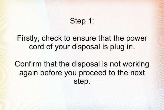 garbage disposal not working easy steps to solve your problem garbage disposal not working easy steps to solve your problem