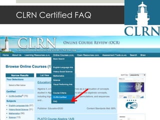 CLRN Certified FAQ

 