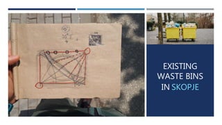 EXISTING
WASTE BINS
IN SKOPJE
 