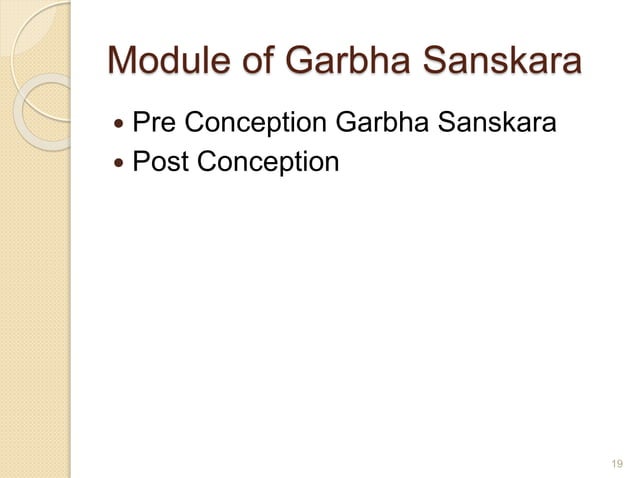 Garbh Sanskar PPT English | PPTX | Pregnancy | Reproductive Health