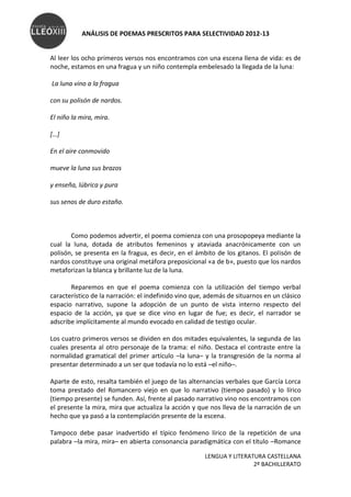 ANÁLISIS DE POEMAS PRESCRITOS PARA SELECTIVIDAD 2012-13


Al leer los ocho primeros versos nos encontramos con una escena ...