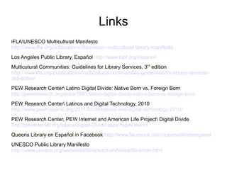 Online Tools for Spanish Speakers: Innovation from Academic and Public Libraries 