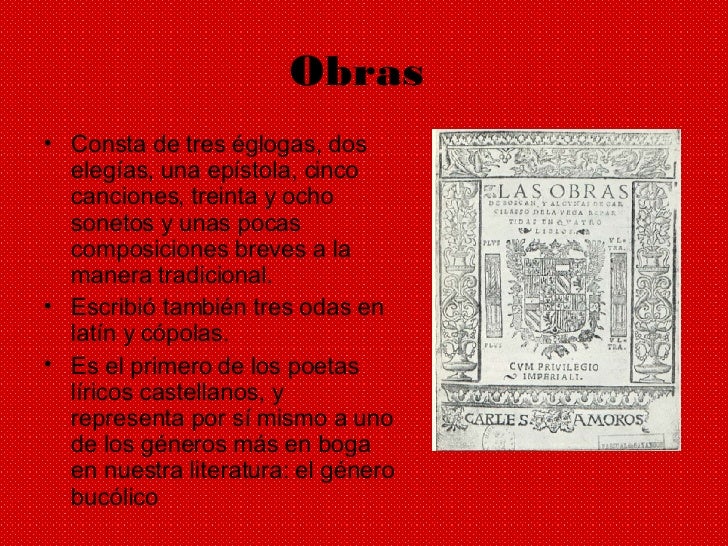 Que Escribio Garcilaso De La Vega