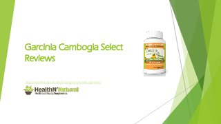 Garcinia Cambogia Select
Reviews
http://healthnnatural.com/buy/garcinia-cambogia-select

 