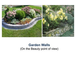 Garden Walls
(On the Beauty point of view)
 