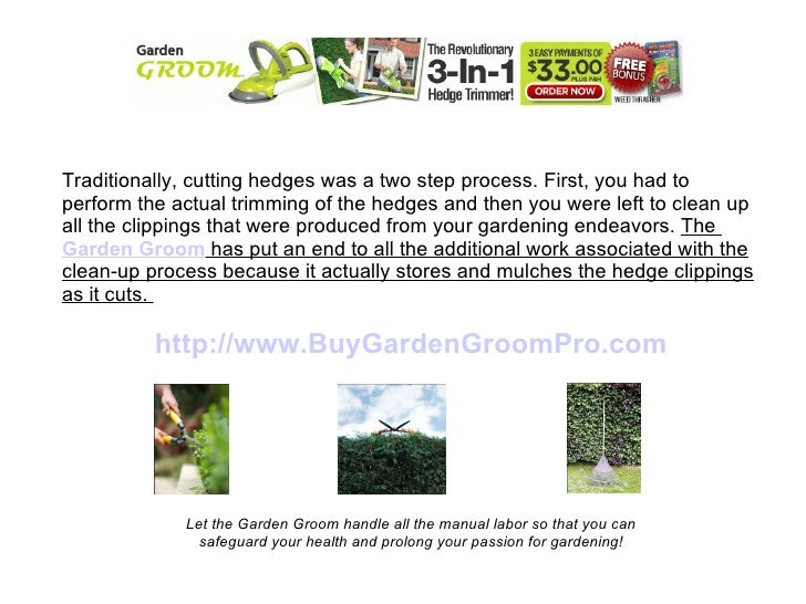 garden groom pro electric hedge trimmer