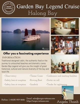 Garden Bay Legend cruise Halong bay