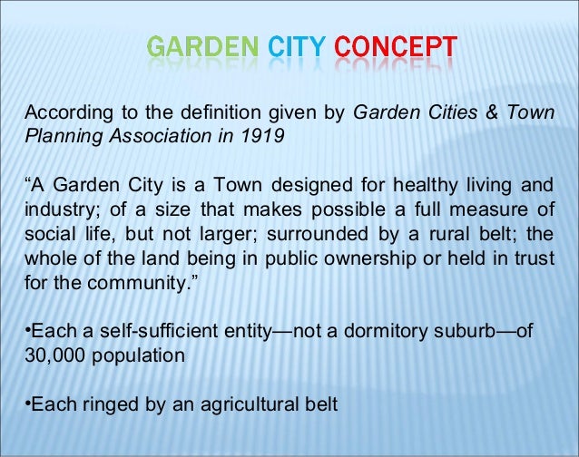 Garden city