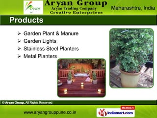 Garden Decorators and Material Supply by Aryan Group, Pune
