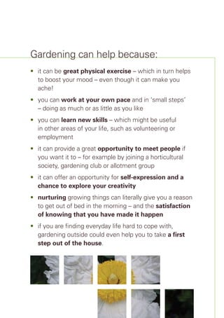 Harnessing the Mood Boosting Power of Gardening | PDF