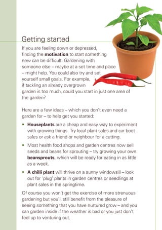 Harnessing the Mood Boosting Power of Gardening | PDF