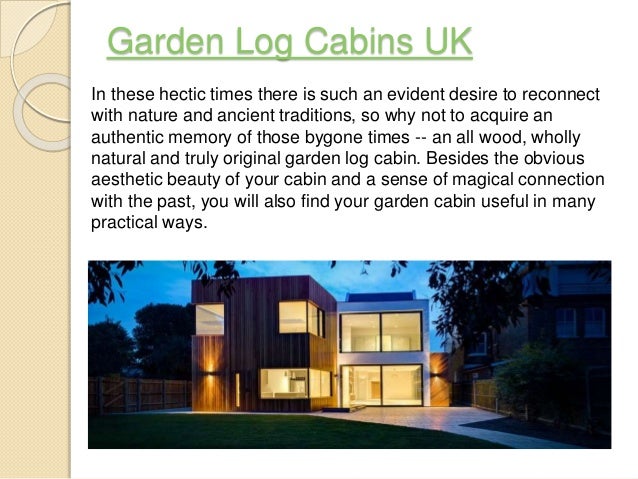 Garden Log Cabins For Sale