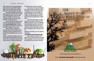 8			 Best Garden >> May/June 2019 							 							 9
subject at hand. In this case, having basic knowledge
about construction, even the smallest knowledge is
helpful. If you’re not confident in your construction
abilities, you’re going to want help with this project.
	 Now we need to talk about size. How big do you
want your greenhouse? They can be built in many sizes,
for many different purposes. You can create small
versions of a greenhouse, for small use, or big
greenhouses for bigger uses. Size of your desired
greenhouse is the most important step.
	 Once you decide your style, you want to choose
a floorplan for your greenhouse. A great website to
go to is www.floorplansforall.com. This website
has floorplans for any DIY project you’re planning, and
most small DIY floorplans are free to access.
	 With your floorplans, you will get all the
technical information you need. Like how much of the
materials you are using, you will need and all of that.
So gathering your needed materials is your next move
with any
greenhouse. It will help you immensely to research the
type of greenhouse you want to build and the best way
to build it. There are many different resources that will
aid you in this step. I’ve encountered countless blogs,
that detail these types of DIY plans for beginners.
	 Space is your next step. You need to dedicate a
space in your yard, where you will build the structure.
It’s always best to refer to your towns zoning codes,
so you know what you can and can’t do legally. For
example, when building a pool, there are regulations
to follow. It’s the same with adding onto a house. So
always check codes and regulations before a building
project.
	 Once you have a place picked out for building,
and your plans are together. It will finally be time for
building your greenhouse. This step is self-explanatory,
but you should always remember to be careful and be
thorough when putting things together. One missed
step and you could have a huge problem on your hands.
Now we’re really going to focus on the whole set-up of
the
greenhouse but visit this link to get a full in-depth look
at the process.
www.buildwithme.com/greenhouseglorydays.
	 Now you should have a greenhouse, and no
matter the size, it’s still a great project and you should
feel very accomplished. It’s time to set-up the inside of
your greenhouse and create the perfect environment
Find Natura Goods products in your nearest DIY/Hardware store.
Visit us at NaturaGoods.com/couponoffer for 20% off your next puchase.
 